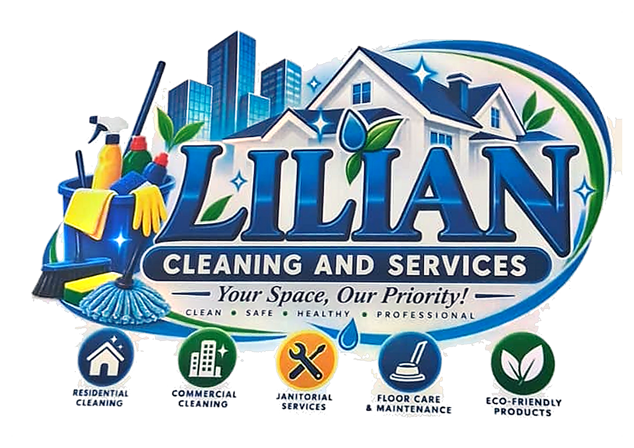 Lilian Cleaning and Services Logo
